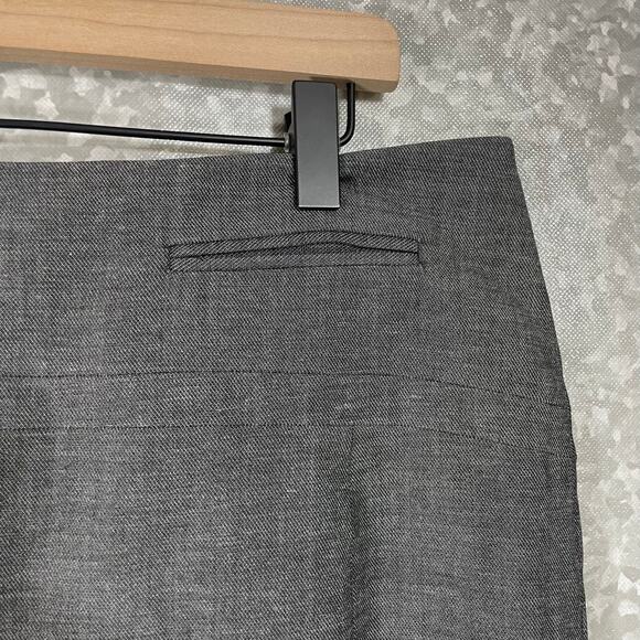 Express Women's Gray Corporate Short Pencil Skirt - Size 10 - Preppy, Straight - Picture 2 of 6